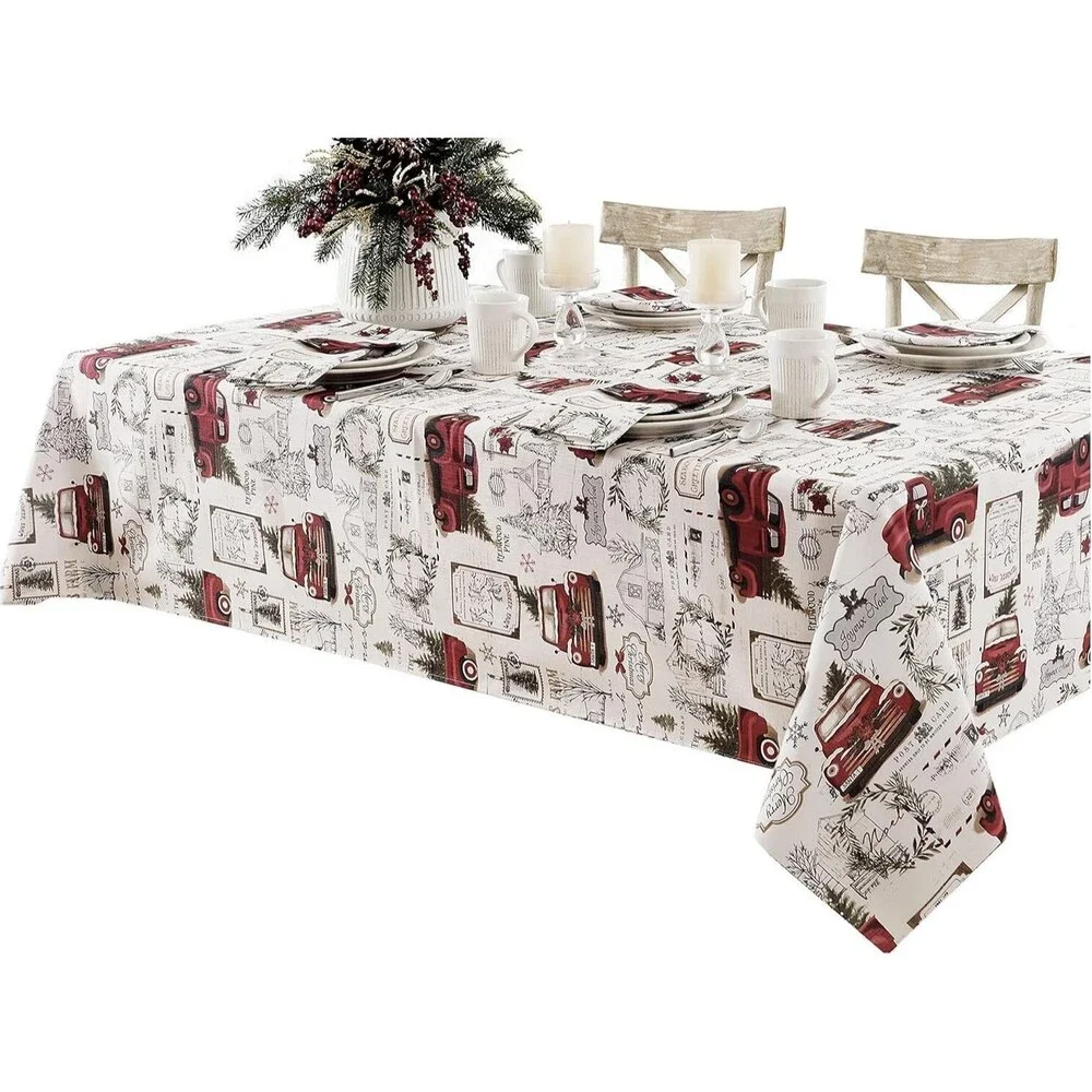 Printed Fabric Tablecloth,60